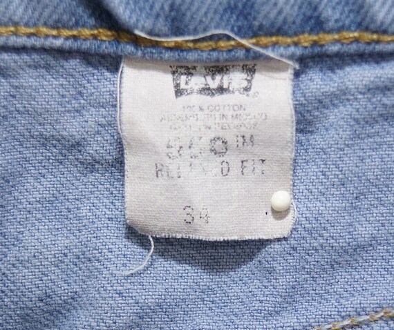 Vintage Levi's Jean Shorts 550 Orange Tab 80s Cut… - image 6