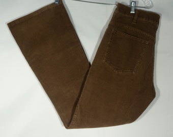 Levi's Flare Cut Corduroy Pants, Women's Size L (W30) cotton Beige type Vintage Second Hand