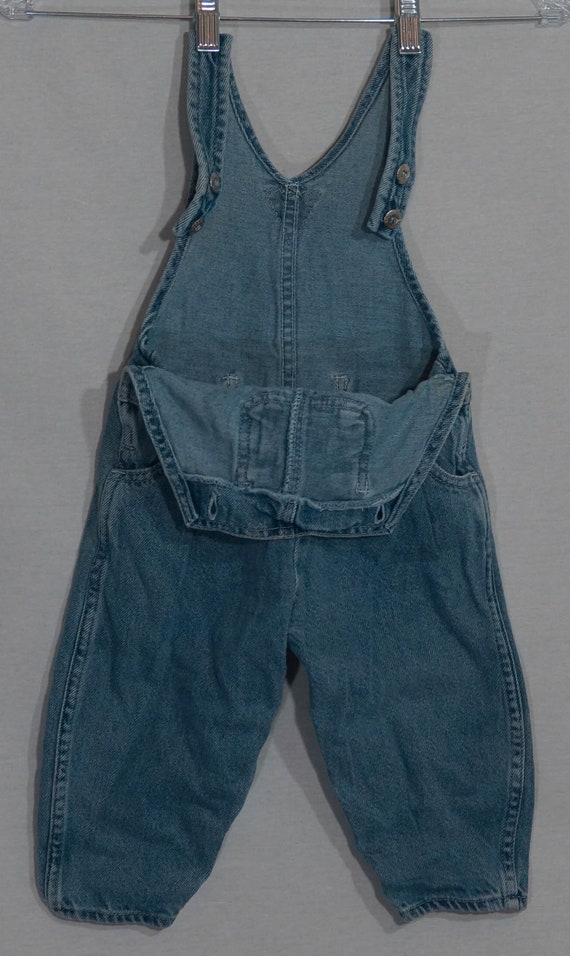 OshKosh Overalls Jeans Vestbak 80s Dungarees Ligh… - image 7