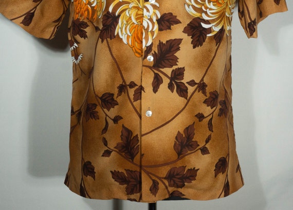 Vintage Hawaiian Shirt 70s Lounge Wear Top "Hawai… - image 2