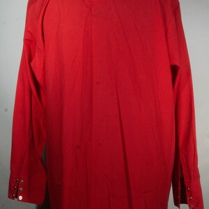 Vintage Western Shirt H Bar C Made in USA Mr. Tall Ranch Cowboy Pearly ...