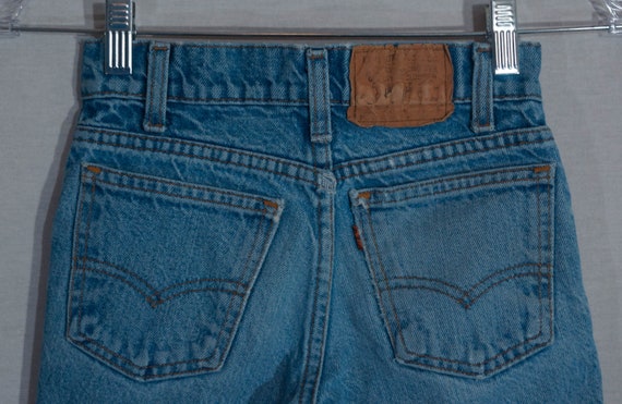 Kids Levi's Jean Shorts Vintage 70s 80s Made in U… - image 5