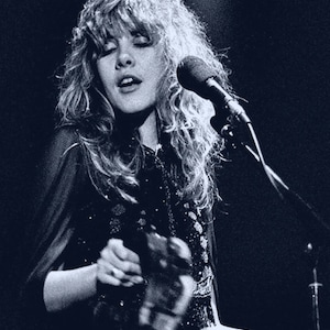 Stevie Nicks B&W Art Print Poster | Printable Wall Decor