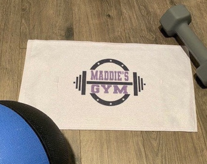 Gym Towel Personalized Towel for Workout Buddy Gift for Workout At Home Gym Gift
