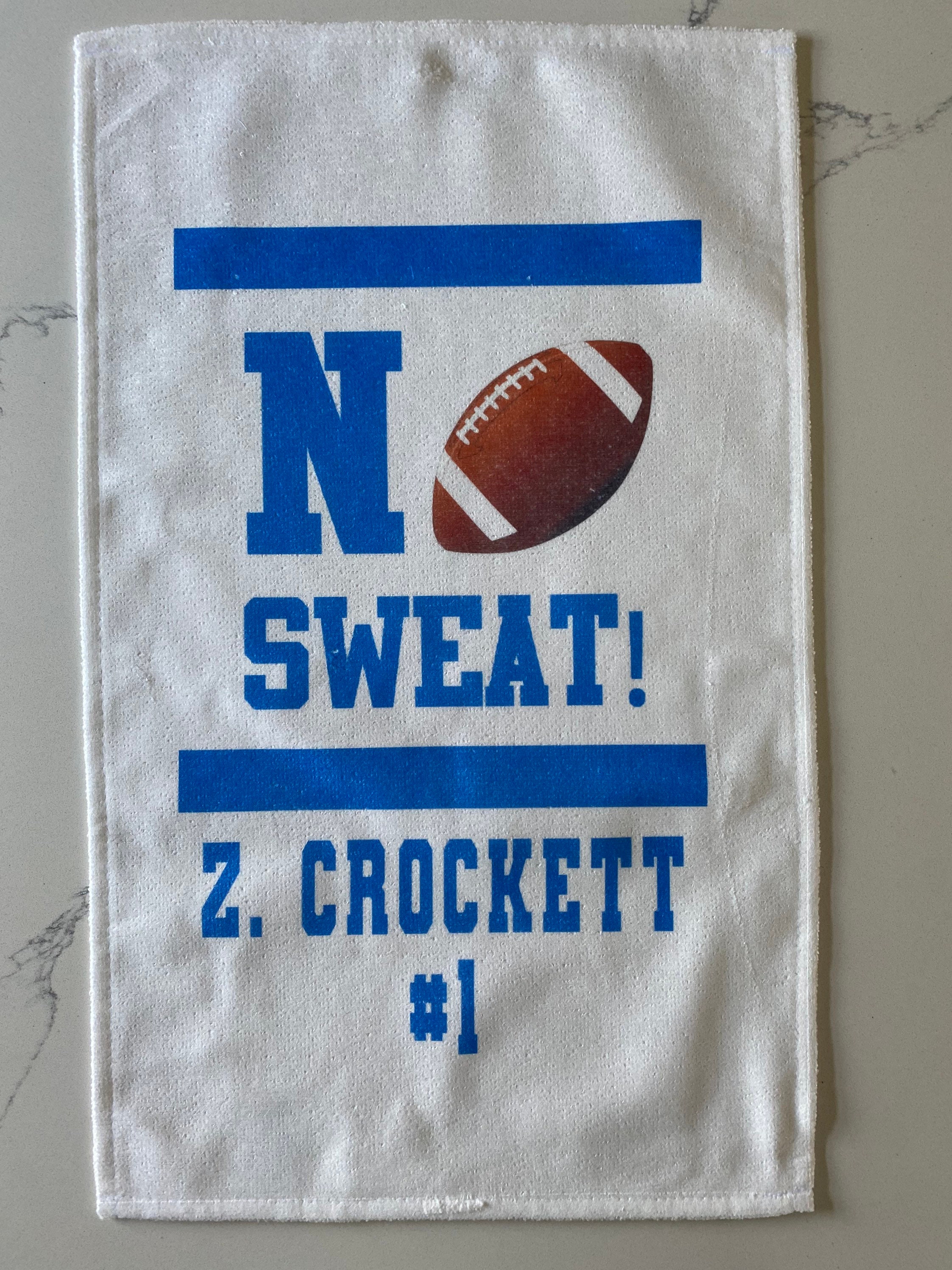 Football Towel Custom Gym Towel Personalized Towel Rally Etsy