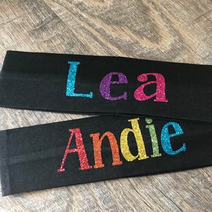 Personalized Headband, Name Headband, Dance Headband, Cheer Headband, Dance Wear, Cheer, Gymnastics