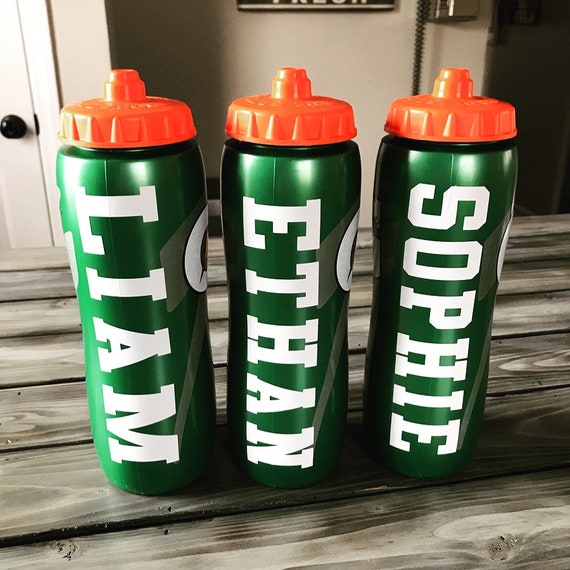 Personalized Sports Water Bottle 32oz Gatorade Water Bottle Etsy
