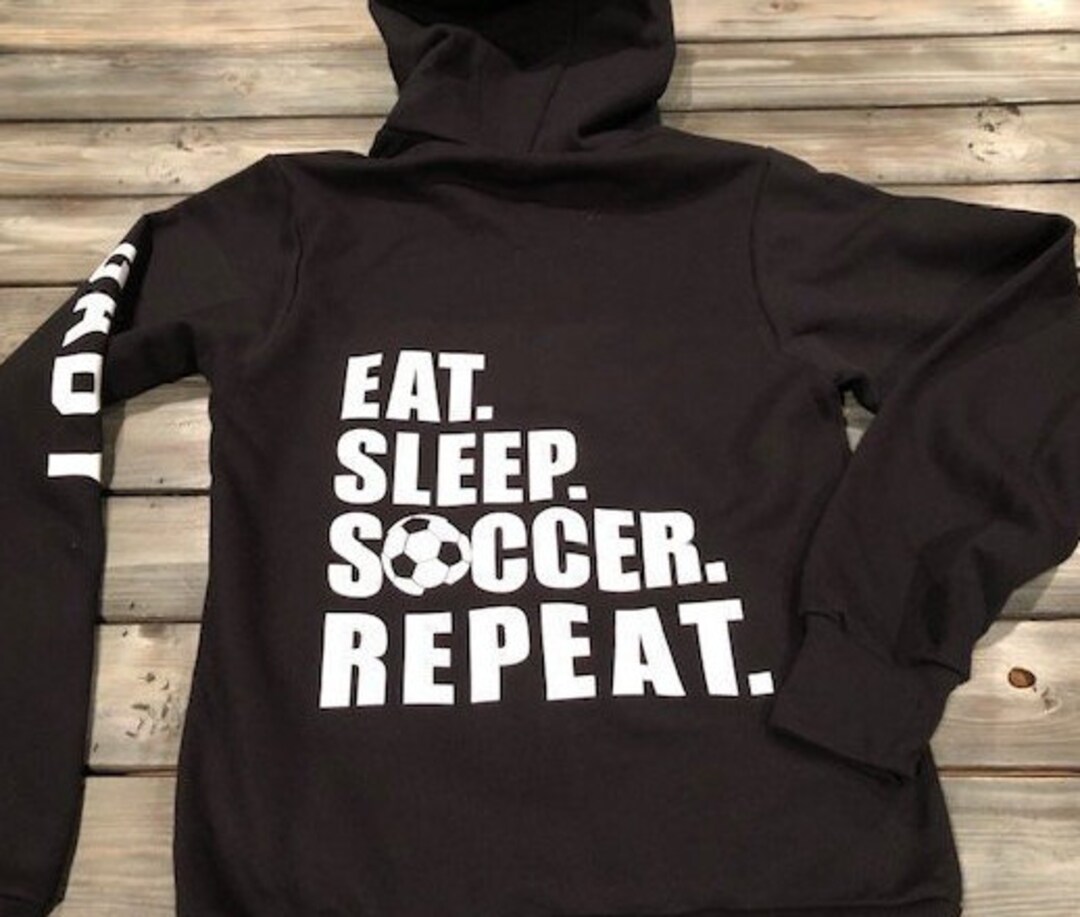 Soccer Hoodie, Girls Soccer Sweatshirt, Personalized Soccer Hoodie, Zip