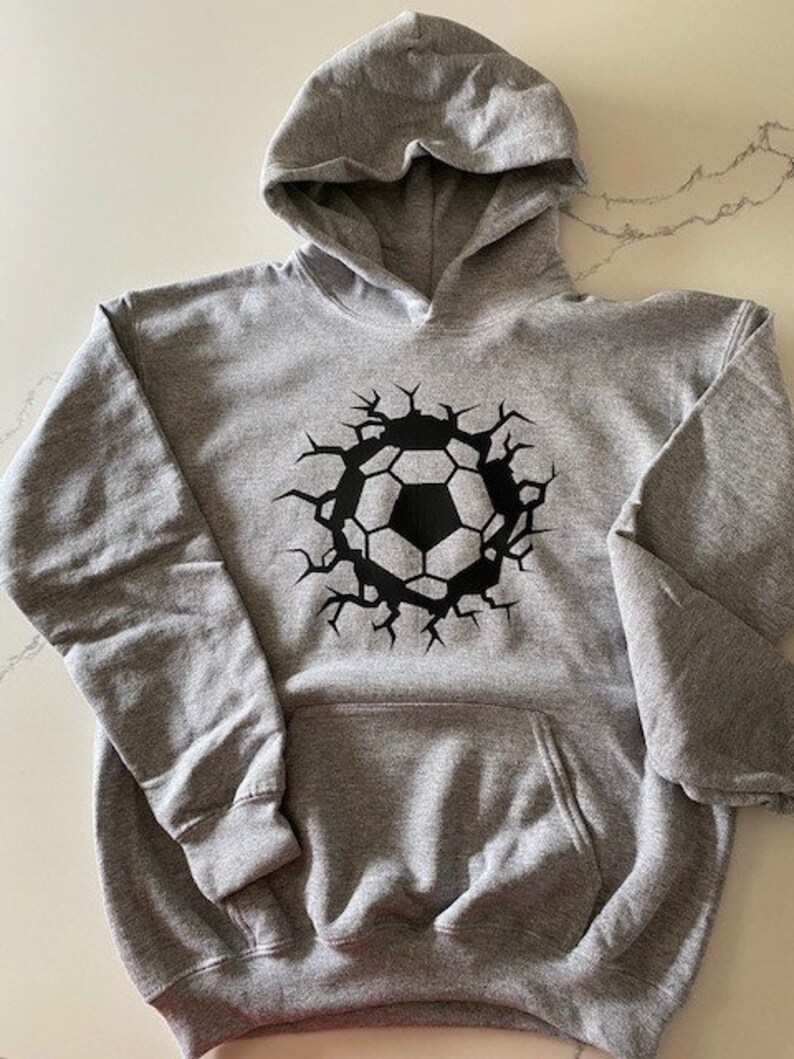Soccer Hoodie Personalized Hoodie Soccer Gift Boys Soccer Etsy