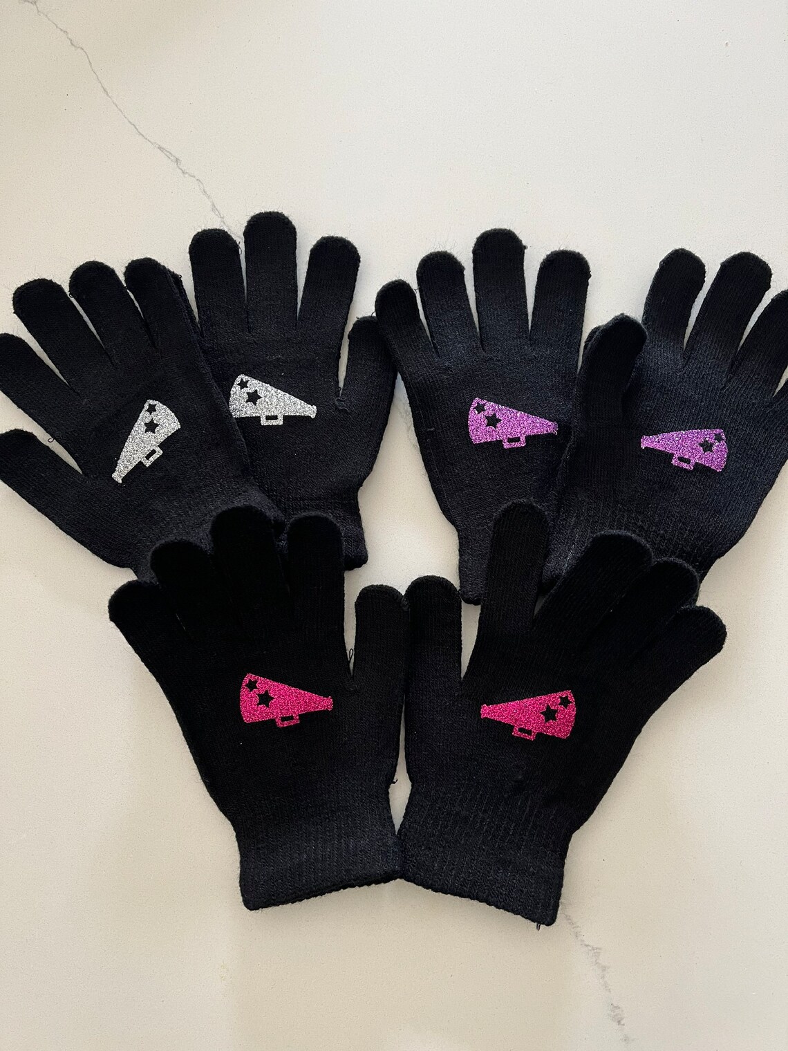 Cheer Gloves Glitter Gloves Team Gloves Girls Gloves Etsy