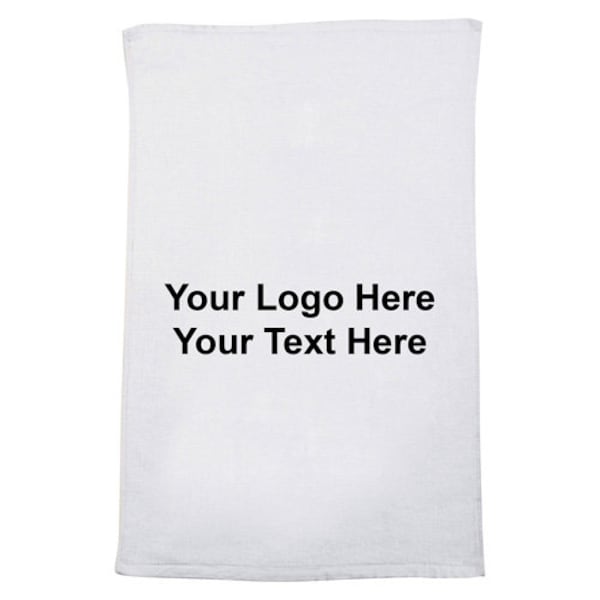 Custom Logo Hand Towel Etsy