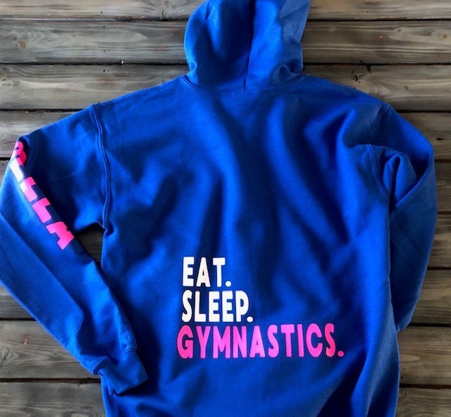 Gymnastics Hoodie Gymnastics Gift Personalized Girls | Etsy