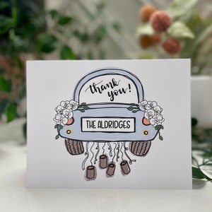 Wedding Thank You Cards, Personalizable Thank You Notes image 2