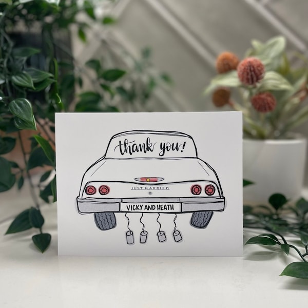 Wedding Thank You Cards, Personalizable Thank You Notes