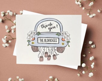 Wedding Thank You Cards, Personalizable Thank You Notes