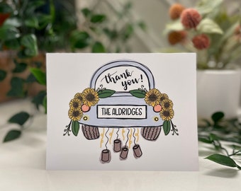 Wedding Thank You Cards, Personalizable Thank You Notes