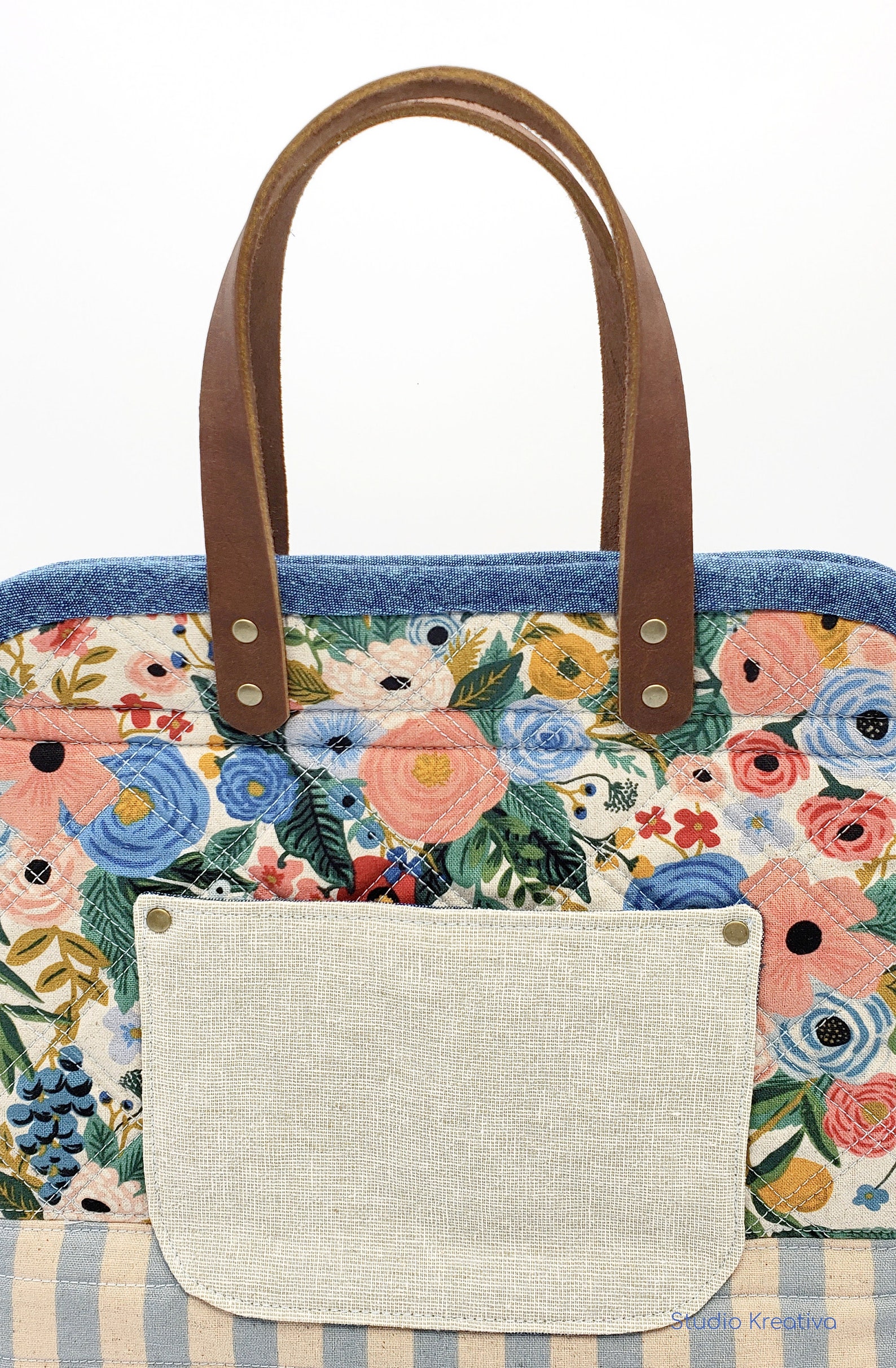 Rifle Paper Co tote bag Project bag Carry all tote for Etsy