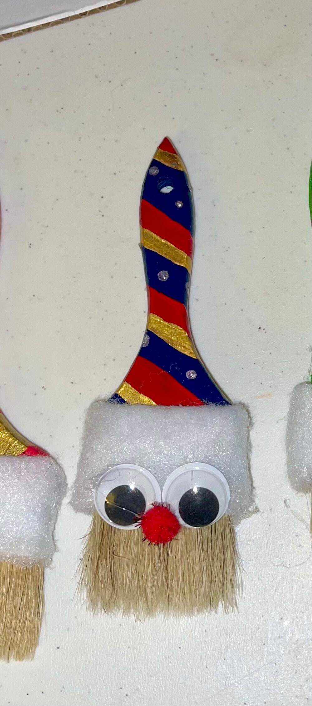 Hand Painted Paintbrush Gnomes Elves Ornaments Etsy