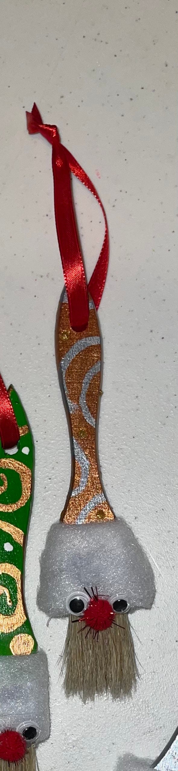 Hand Painted Paintbrush Gnomes Elves Ornaments Etsy