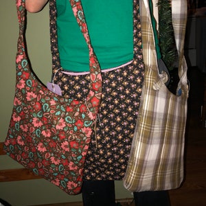 Handmade Quilted Boho Hippie Crossbody Bags Purse