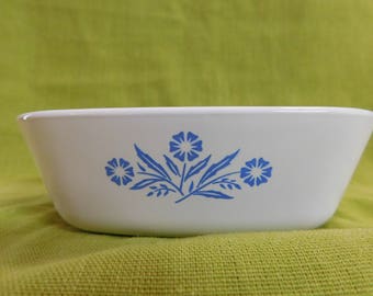 Corningware Blue Cornflower P-41-B Petite Baking Dish 1.75 Cup