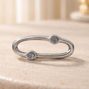 Sterling Silver Plated Oval Pendant, Closed Loop Connector (Qty 2)