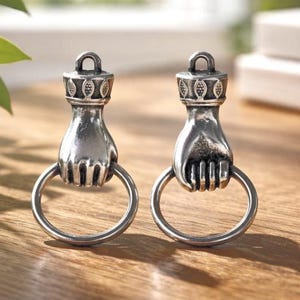Connecteur à breloques plaqué argent, 33 mm