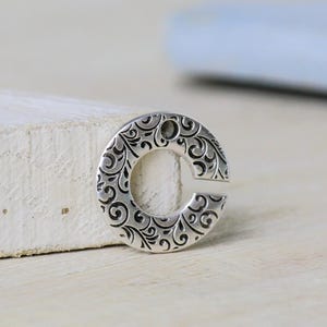 2 Double sided handcuff  pendant charm- 19mm - DIY Jewelry Necklace Bracelet- Handcuff ConnectorQty 2