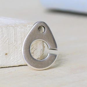 2 or 6 Handcuff  pendant- 19mm - Handcuff Charm, Necklace Bracelet Handcuff Connector