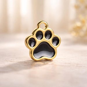 Colgante con huella de animal, dije con huella de pata - Suministros para hacer joyas