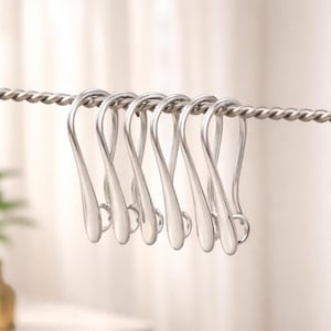 Conjunto de 8 peças - Ganchos de orelha hipoalergênicos banhados a prata de lei - 3 pares - Ganchos de orelha de alta qualidade - Fabricados na Europa