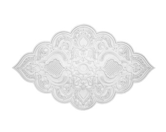 Decorative Ceiling Medallion Size 88cm Dia Cornice Gypsum Etsy
