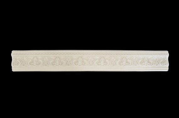 Gypsum Plaster Coving Size 123cm L 17cm H Art Decor Cornice Etsy