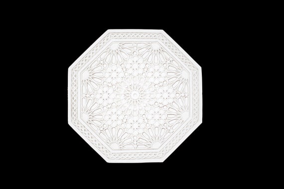 Moroccan Gypsum Ceiling Design Size 49cm Dia Geometric Decorative Wall Art