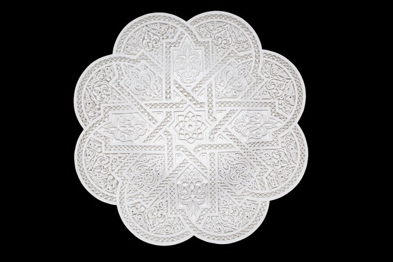 Decorative Ceiling Medallion Size 88cm Dia Cornice Gypsum Etsy