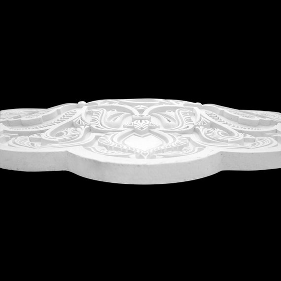 Geometric Ceiling Medallion Size 95 5 By 57cm Cornice Etsy