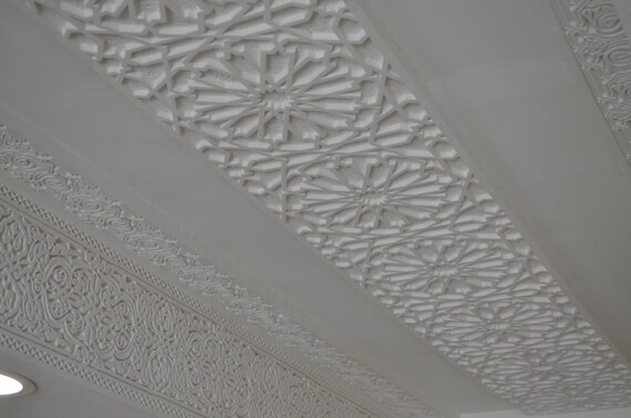Cladding Tiles Ceiling Tiles Wall Tiles Moroccan Gypsum Plaster Dado Wall Art Stylish Arabian Cornice Coving Ceiling Rose Corbel Arch