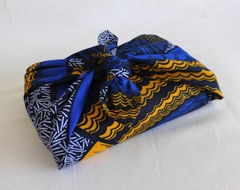 Furoshiki / Wax fabric gift wrapping