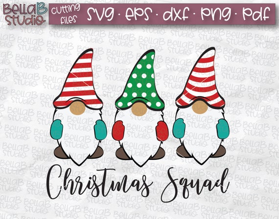 Download Christmas Squad Gnome Svg Gnomie Cute Gnomes Nordic Etsy