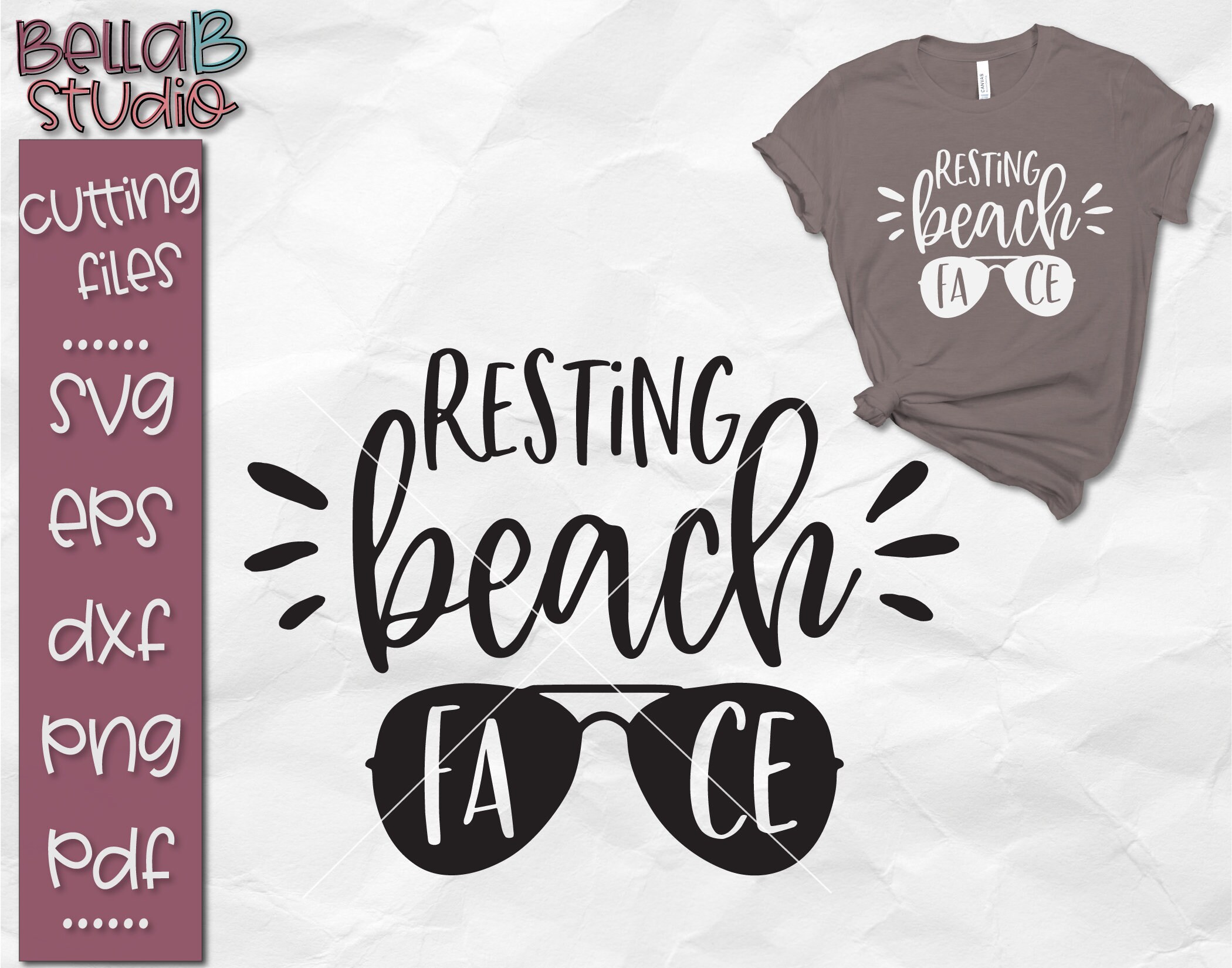 Download Resting Beach Face Svg Beach Svg Summer Svg Beach Shirt Etsy