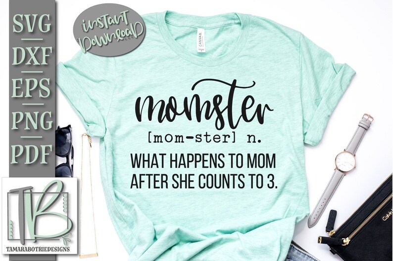 Download Momster SVG Mom life SVG Mama SVG Funny Mom Svg Funny Mom | Etsy