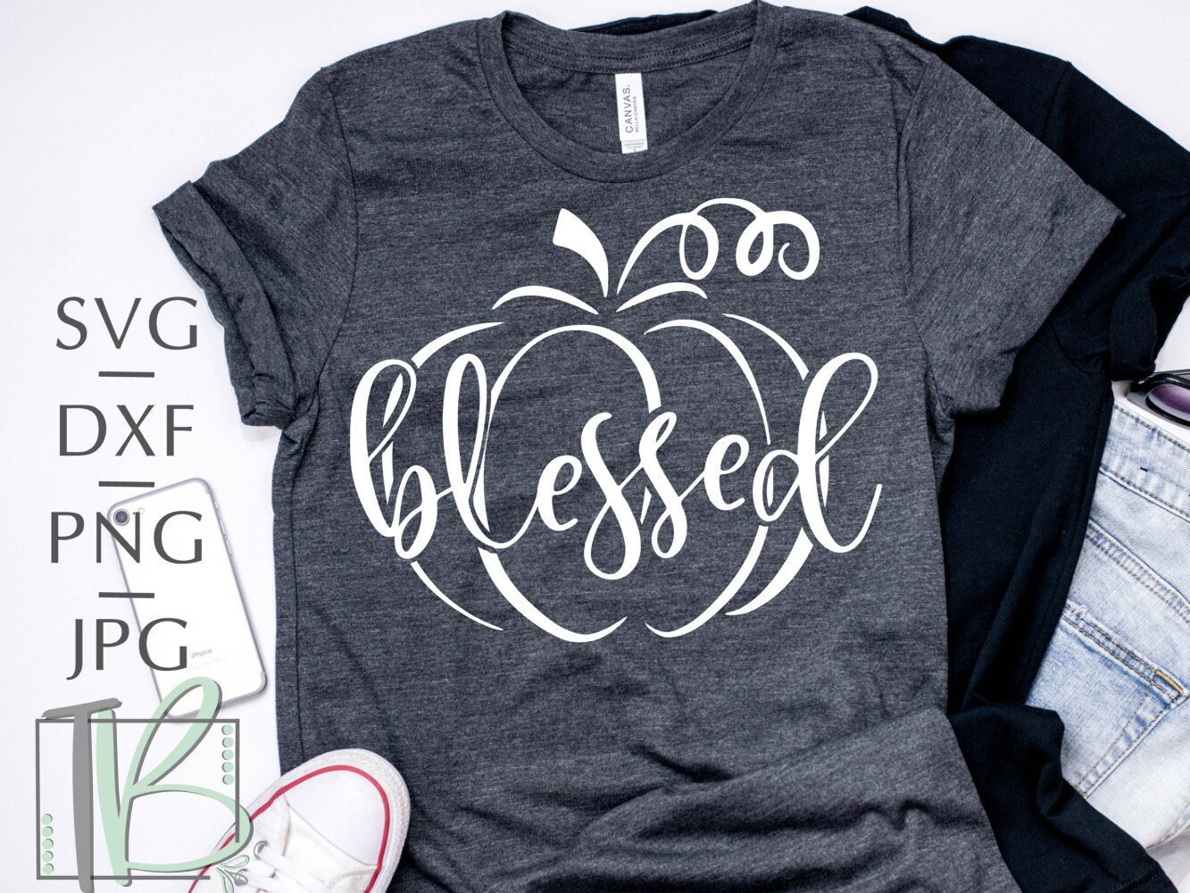 Download Pumpkin SVG Blessed Svg Fall SVG Autumn SVG T Shirt Svg | Etsy