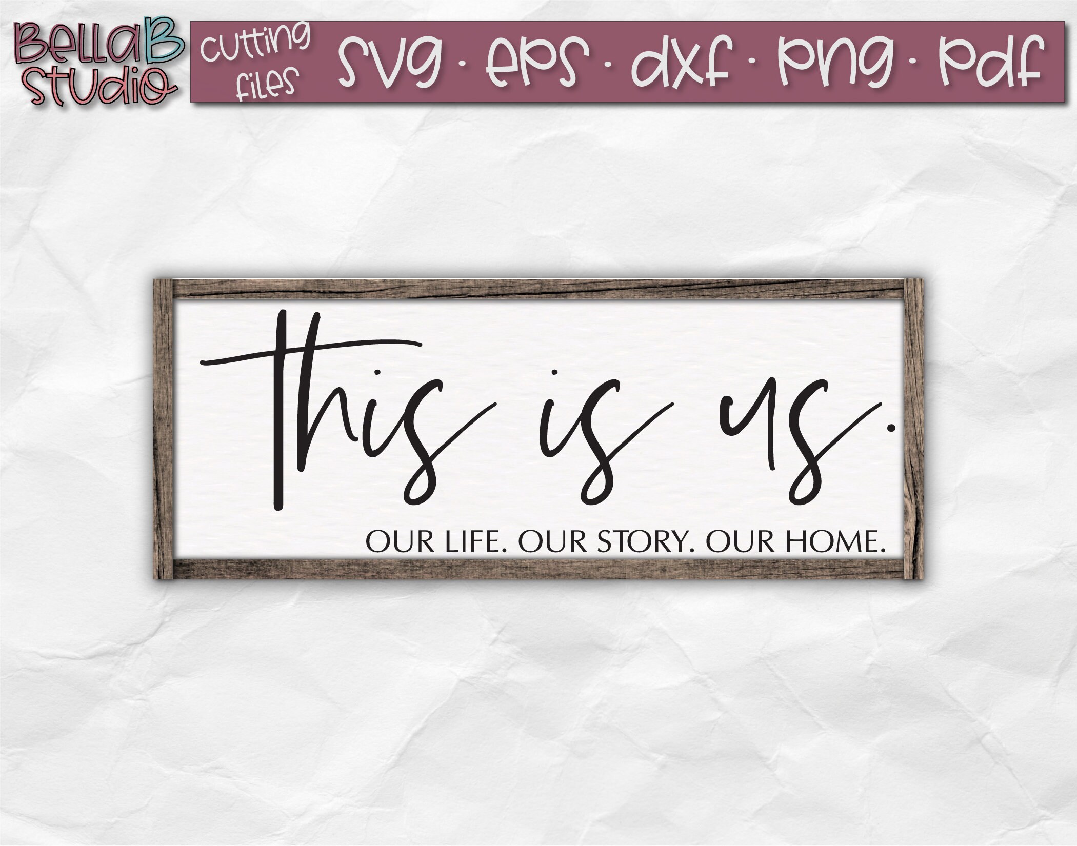 Download This Is Us Svg Our Home Svg Family Svg Family Quote Svg Etsy