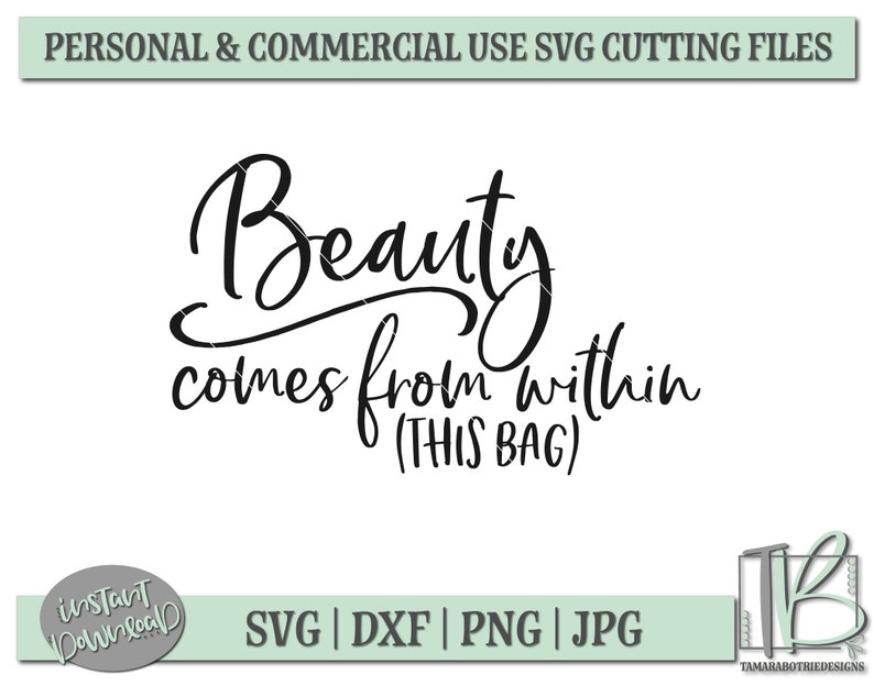 Download Makeup Svg Makeup Bag Svg Beauty Comes From Within Svg | Etsy