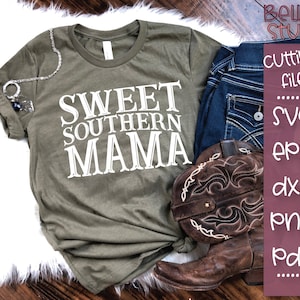 Sweet Southern Mama SVG, Country SVG, Southern SVG, Country Quote, Southern Belle, American Girl, Svg Files, Cut Files, Silhouette, Cricut
