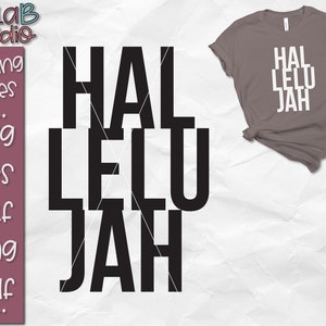 Aleluia SVG, Christian SVG, Amém SVG, Resgatado Svg, Perdoado Svg, Camisa Cristã Svg, Arquivo Svg, Arquivo Cortado, Silhueta, Cricut Dxf, Png