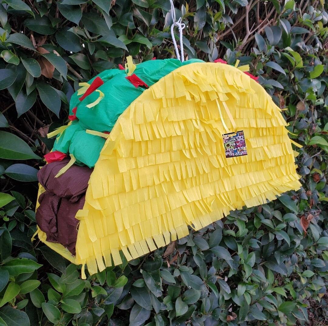 Taco Pinata Fiesta Theme Party 21 Inches Long 105 Inches Tall
