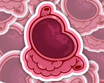 Stomach Glossy Vinyl Vore Sticker