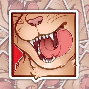 Cat Maw: vinylsticker