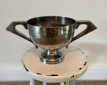 Silver Plated 1928 Golf Tournament Trophy So Nice!!